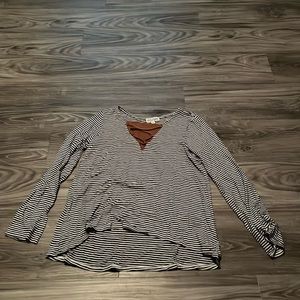 Black & White Striped Long Sleeve